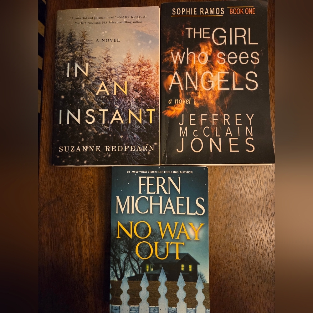 Lot of 3 Paperback Novels